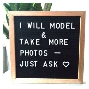 Ask me more about my clothes!